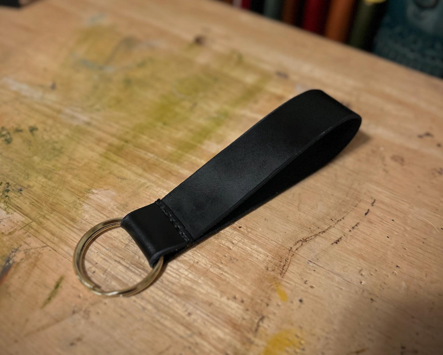 Handcrafted Leather Lanyard