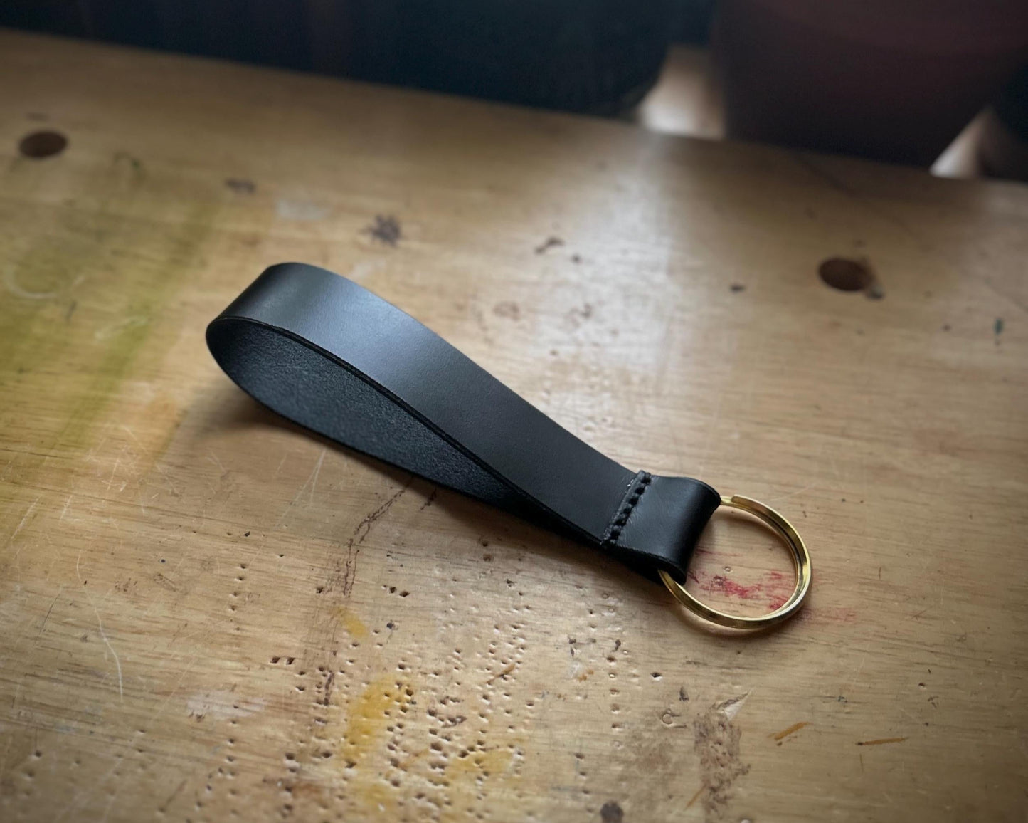 Handcrafted Leather Lanyard