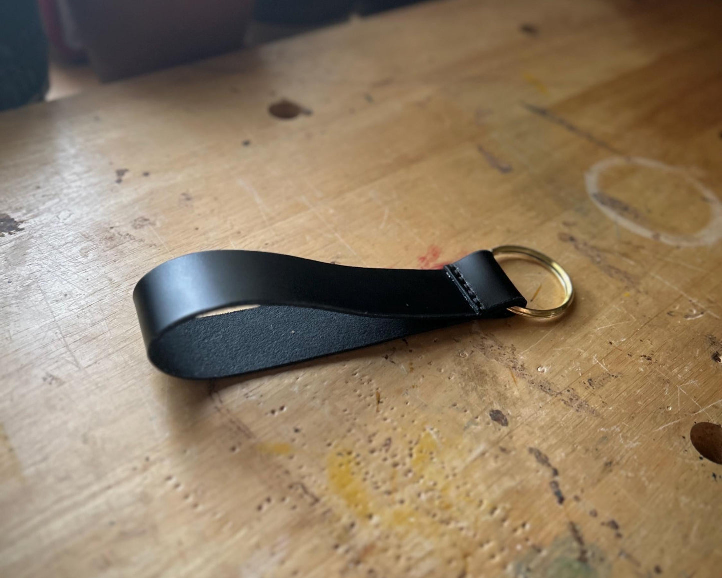 Handcrafted Leather Lanyard